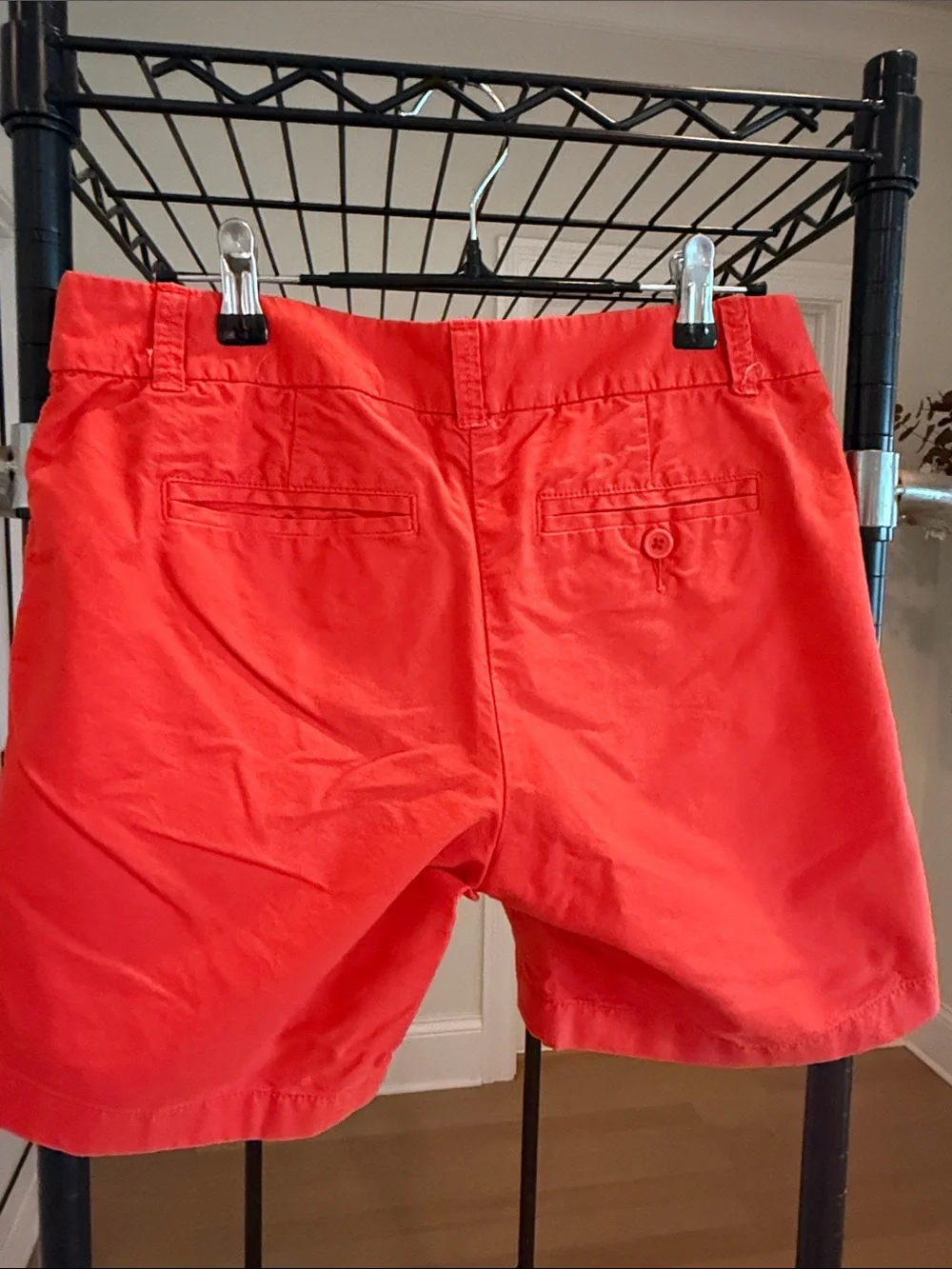 J. Crew Women's Chino Shorts in Vibrant Coral